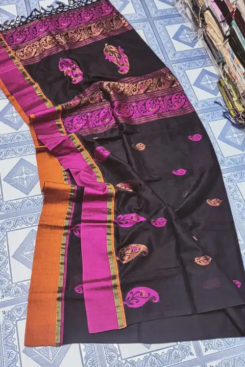 Handloom cotton Jamdani saree  uploaded by Sujata saree cantre on 2/6/2024