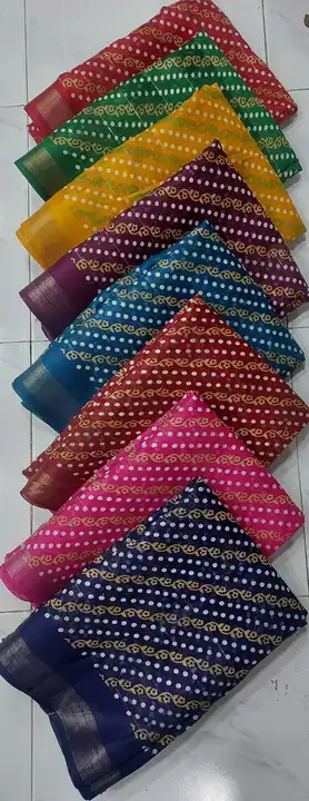 Kankavati fancy printed saree  uploaded by NARMADA SILK on 2/6/2024