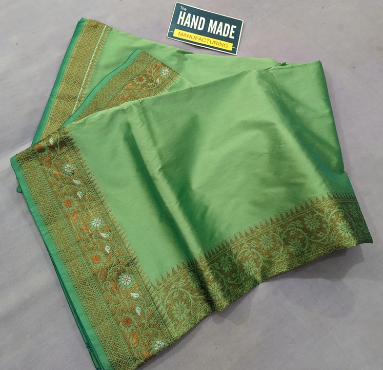 The HAND MADE saree  uploaded by Manufacture of banarasi fancy sarees  on 2/6/2024