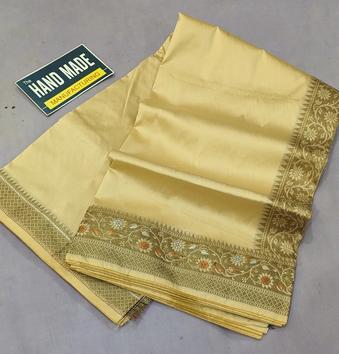 The HAND MADE saree  uploaded by Manufacture of banarasi fancy sarees  on 2/6/2024