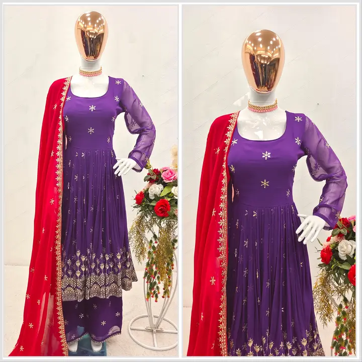 Gown uploaded by Taha fashion from surat on 2/6/2024