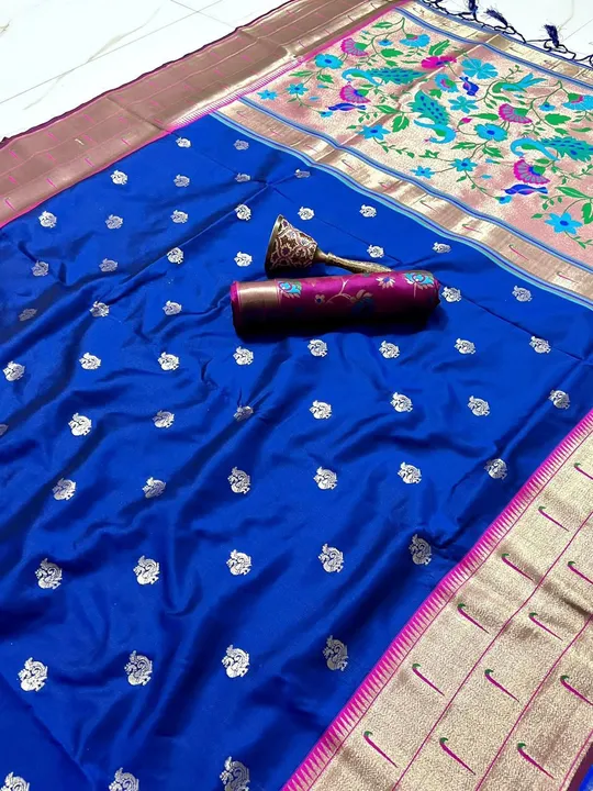 Paithani silk saree  uploaded by business on 2/6/2024