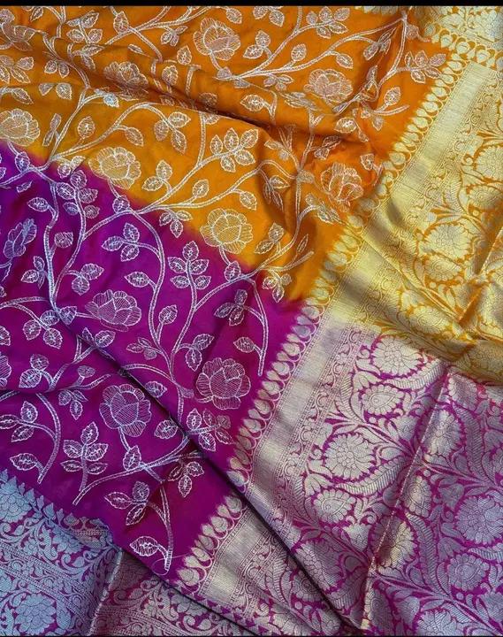 Banarasi Emroyedi Warm Silk uploaded by Sara Silk Art (Sarees) on 2/7/2024