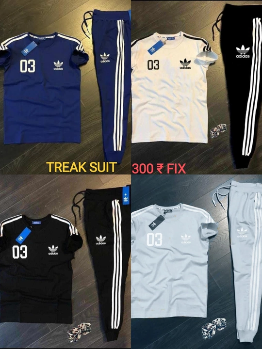 Addidas treak suit  uploaded by Panther garments - manufacturing  on 2/7/2024