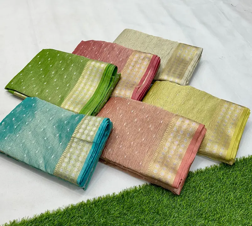 Crush Tissue  uploaded by M.S Silk Saree on 2/7/2024