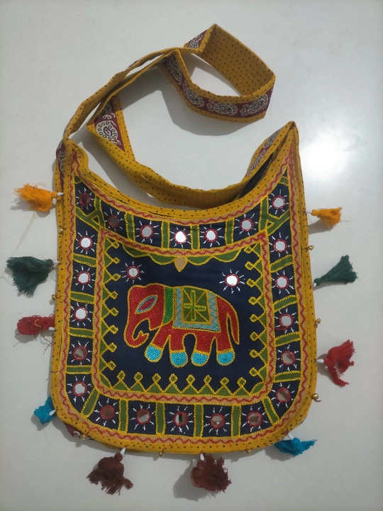 Rajasthani embroidery work sling bag  uploaded by business on 2/7/2024