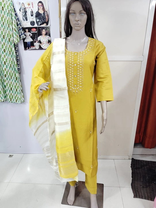 Kurti pent with duppata uploaded by SS CREATION  on 2/7/2024