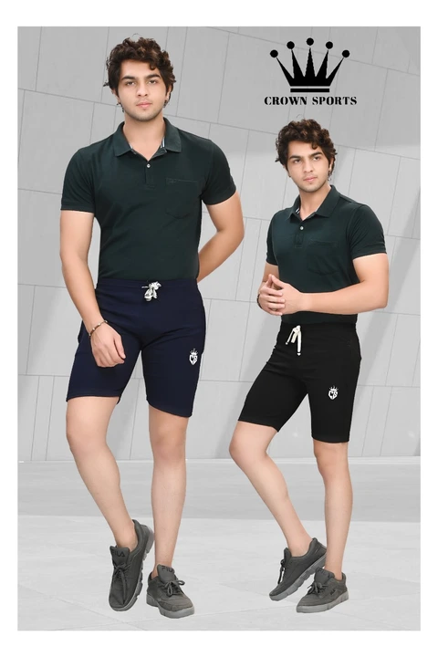 Imported karaara laycra shorts in Black Blue size.M.L.XL  uploaded by Crown sports  on 2/7/2024
