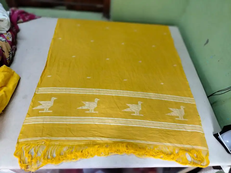 Khadi Cotton Handloom Products Stol Orna Lenght 2 Meter Bohar 30 Inche  uploaded by Handloom product on 2/7/2024