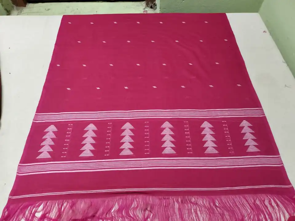 Khadi Cotton Handloom Products Stol Orna Lenght 2 Meter Bohar 30 Inche  uploaded by Handloom product on 2/7/2024