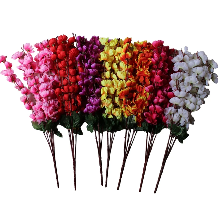 Post image artificial cherry blossom bunch for home decoration