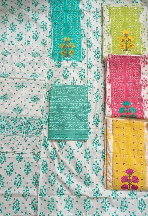 Cotton dress materials  uploaded by business on 2/8/2024