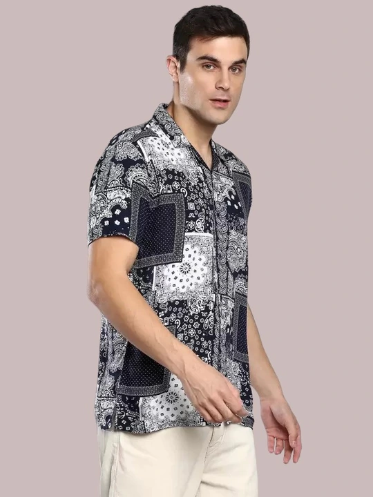 .Men's Shirts

*1600 PC's Only*

Fabric.  - Lycra

Size.      - M.L.XL (Mix)

MOQ.    - 100/200/500/ uploaded by Krisha enterprises on 2/8/2024