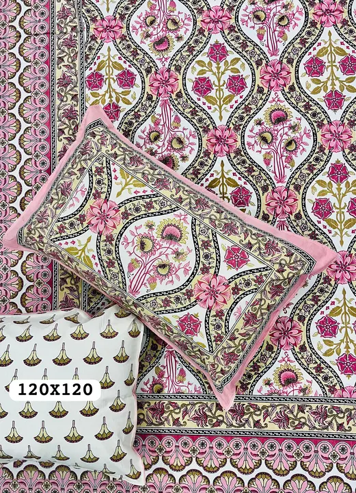 Cotton Double bedsheets  uploaded by Indiana Creations  on 2/8/2024