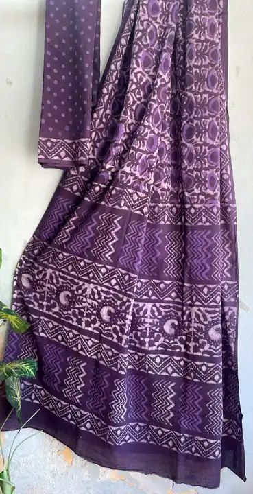 Cotton Hand block saree  uploaded by Indiana Creations  on 2/8/2024