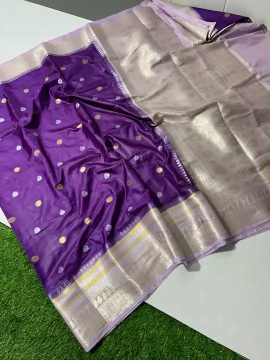 Banarsi Semi Gergot Saree uploaded by Meenawala Fabrics on 2/8/2024