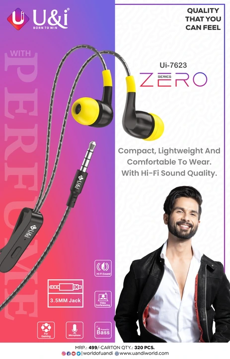 U&i Ui-7623 ZERO SERIES: Hi-Fi Sound Quality Microphone uploaded by Kirti Nx Mobile Shop on 2/8/2024