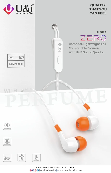 U&i Ui-7623 ZERO SERIES: Hi-Fi Sound Quality Microphone uploaded by Kirti Nx Mobile Shop on 2/8/2024