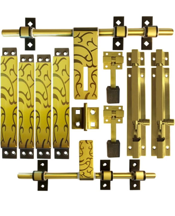 Antique Finish Double Door KIT/Door Kit Stainless Steel/Brass finishDoor Accessories Kit/Double Door uploaded by business on 2/8/2024