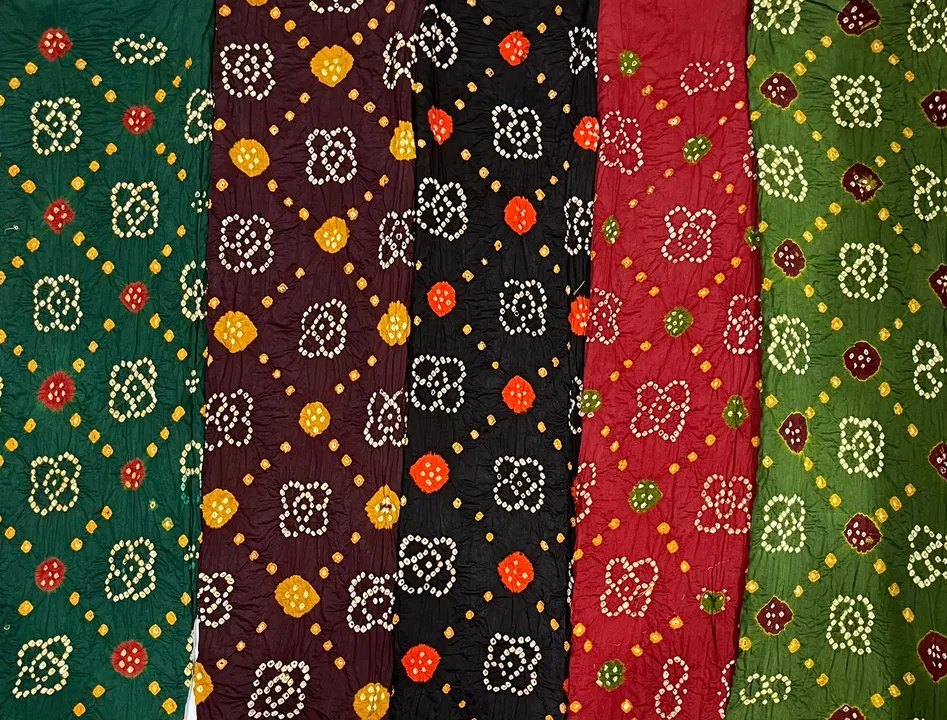 SATIN COTTON MULTI BANDHEJ SUITS  uploaded by business on 2/8/2024