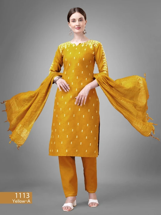 Kurti Pant Dupatta  uploaded by Hill Traders on 2/9/2024