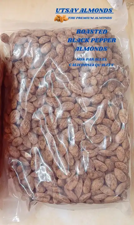 Roasted black pepper Almonds  uploaded by business on 2/9/2024