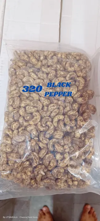 320 Black pepper Roasted flavour Cashews  uploaded by business on 2/9/2024
