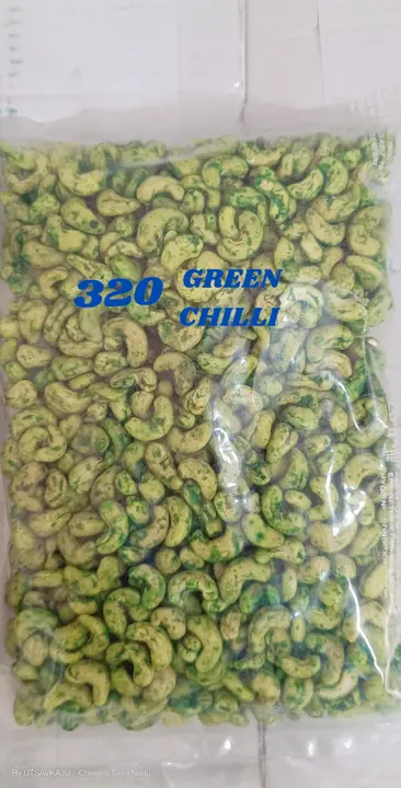 320 Green Chilli Roasted flavour Cashews  uploaded by business on 2/9/2024
