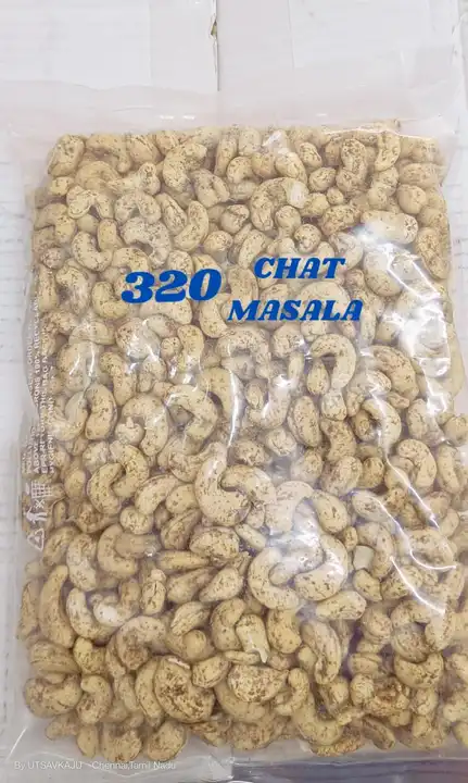 320 Chat masala Roasted flavour Cashews  uploaded by business on 2/9/2024