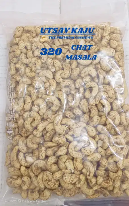 320 Chat masala Roasted flavour Cashews  uploaded by Raajratan Impex on 2/9/2024
