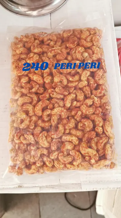 240 Peri Peri Roasted flavour Cashews  uploaded by business on 2/9/2024