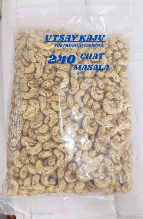 240 Chat masala Roasted flavour Cashews  uploaded by Raajratan Impex on 2/9/2024