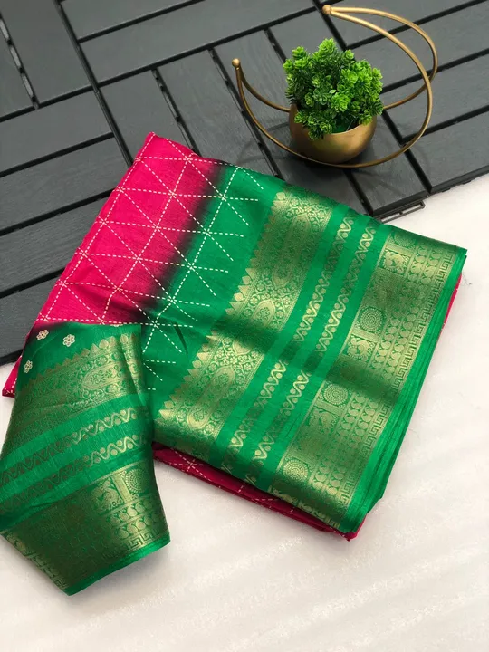 Soft dola silk saree uploaded by business on 2/9/2024