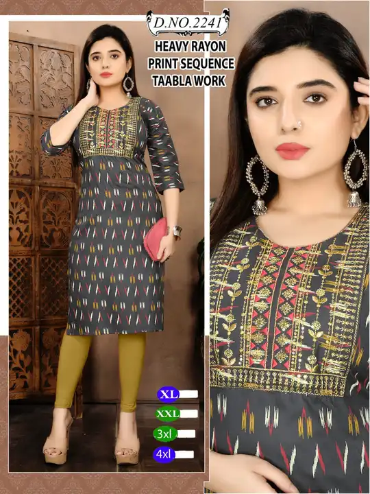 Embroidery Kurti uploaded by RJ Creation on 2/9/2024