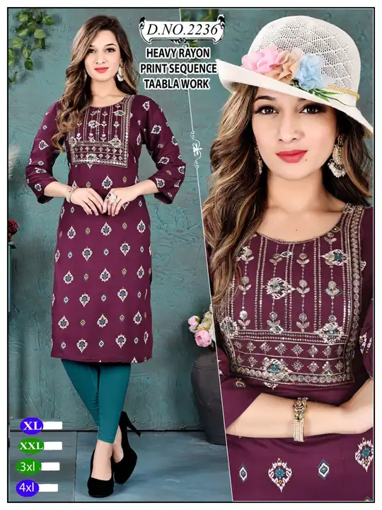 Embroidery Kurti uploaded by RJ Creation on 2/9/2024