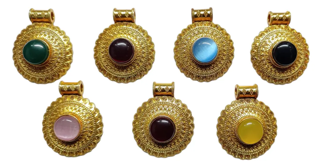 Brass pendant  uploaded by gems & jewellery on 2/9/2024