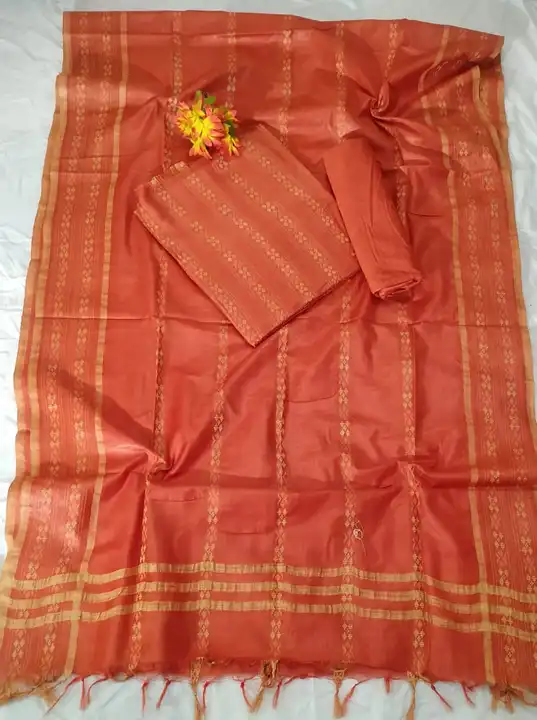 BHAGALPURI KATAN SILK SUIT  uploaded by S.N.COLLECTIONS  on 2/9/2024