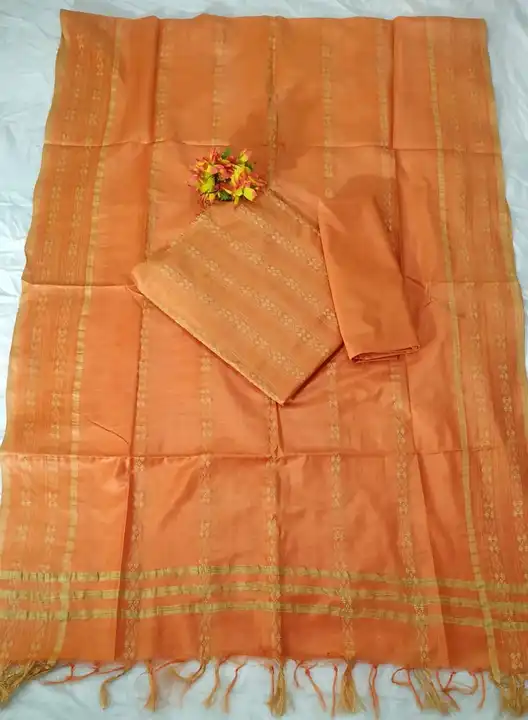 BHAGALPURI KATAN SILK SUIT  uploaded by S.N.COLLECTIONS  on 2/9/2024