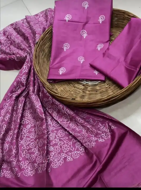 Embroidery work silk suits  uploaded by WeaveMe India on 2/9/2024