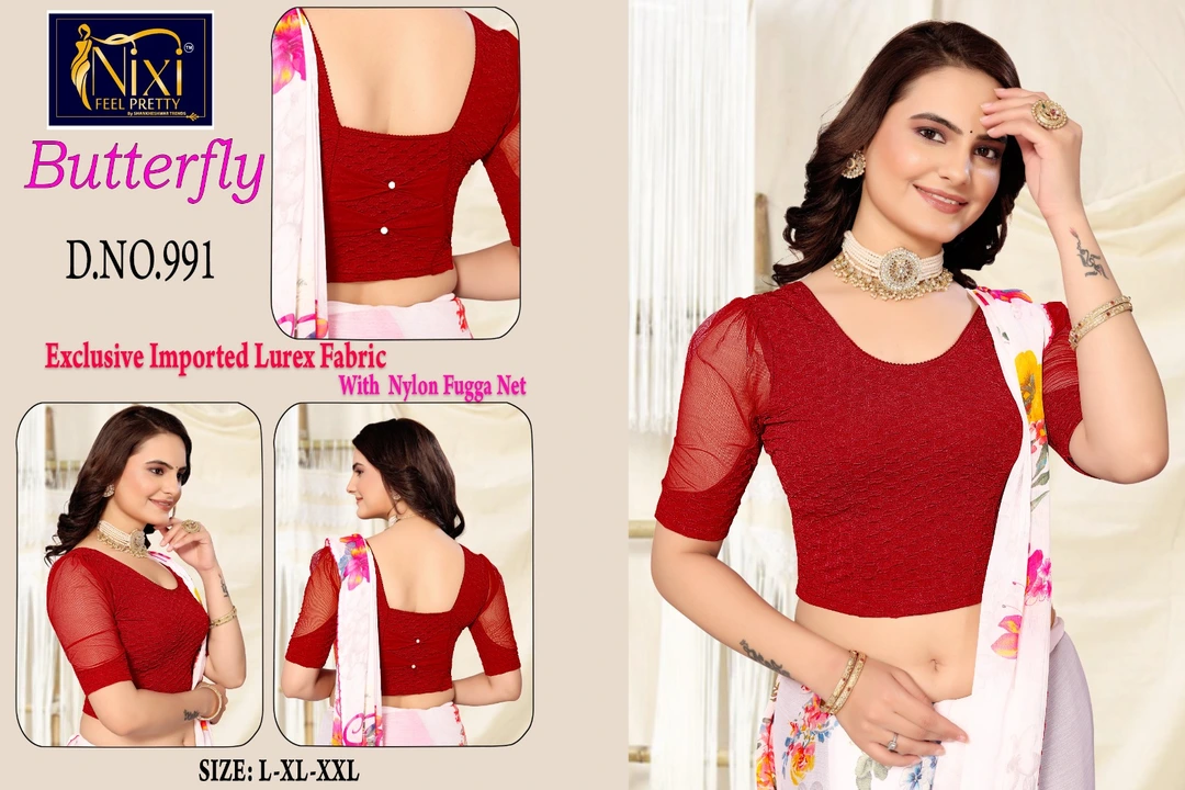 Plain 3/4th Sleeve Ladies Designer Cotton Top, Size: L-XL-XXL at best price  in Surat