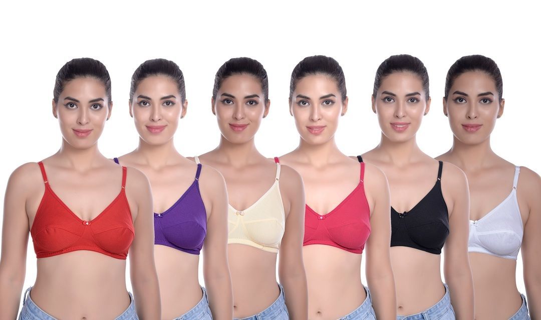 Product image with price: Rs. 350, ID: bra-for-women-s-and-girls-size-28b-to-42b-six-colors-per-box-33701a71