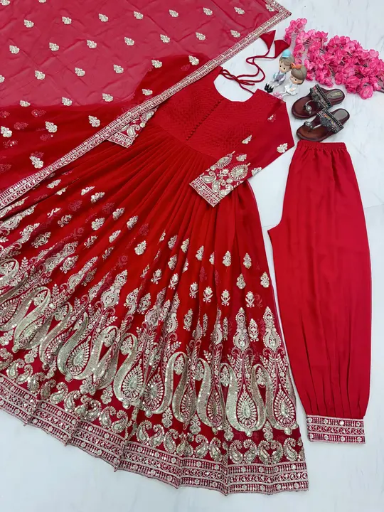 Gown uploaded by Taha fashion from surat on 2/10/2024