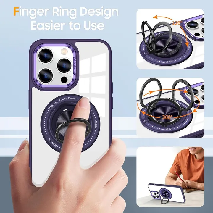 Premium Elegance MagSafe Ring Holder Case - iPhone uploaded by Ashapura cases on 2/10/2024