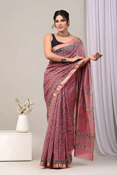 Maheshwari Silk sarees  uploaded by Bagru crafts on 2/10/2024