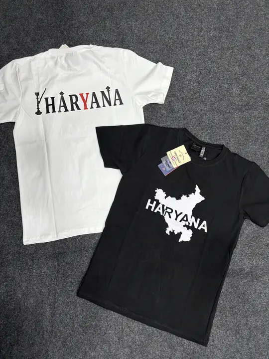 Trending Haryana design front and back print uploaded by Gagan Apparels on 2/10/2024