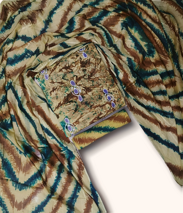 Batik Print tye-dye malti colour Suit uploaded by MUJIB BATIK PRINTS on 2/10/2024