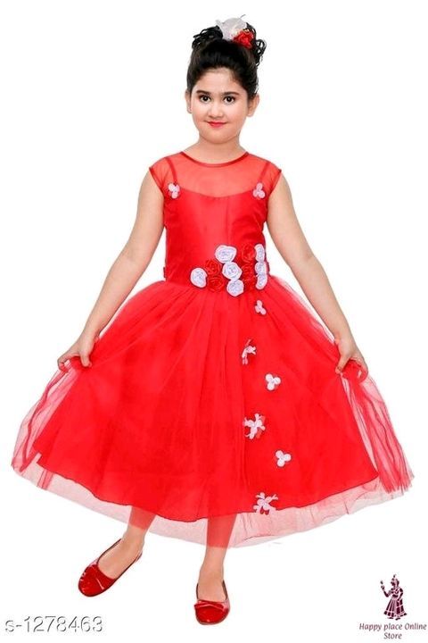 * Elegant Kids Girls Dresses uploaded by Lekhana online E-cart on 3/25/2021