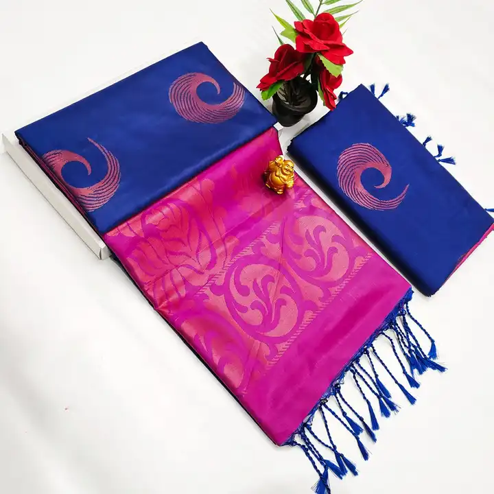 Soft silk saree  uploaded by business on 2/11/2024