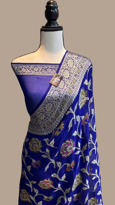 Jorjet silk saree  uploaded by Zainab fashion on 2/11/2024