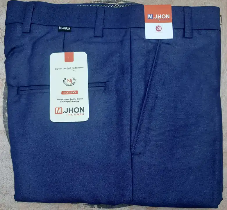 Men's Formal Pants

*1000 PC's Only*

Fabric.   - Poly Cotton

Size.       - 28.30.32.34.36

MOQ.    uploaded by Krisha enterprises on 2/11/2024